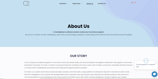 About Us Page- C2 Corner