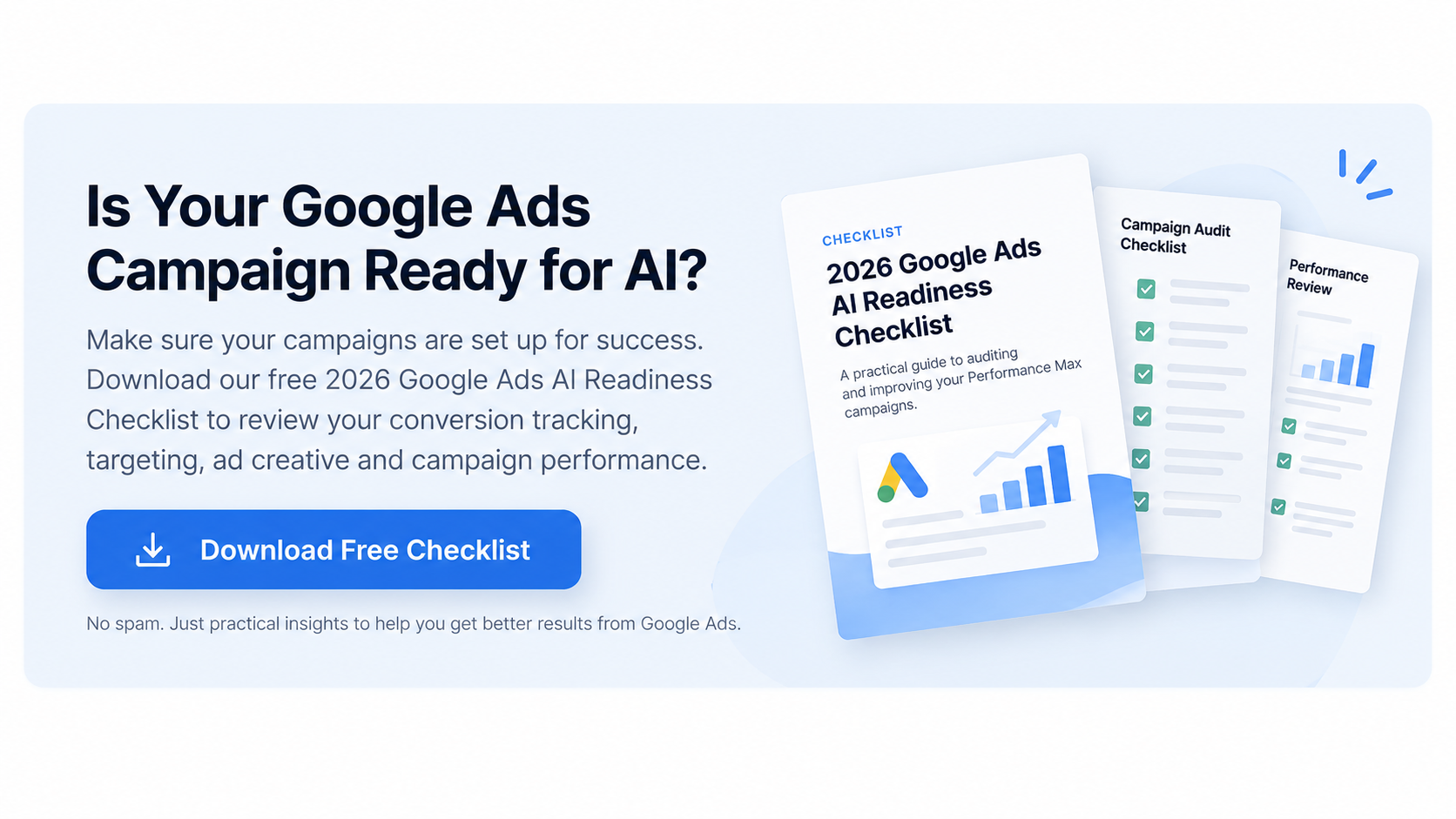 Download Google Performance Max Checklist 2026