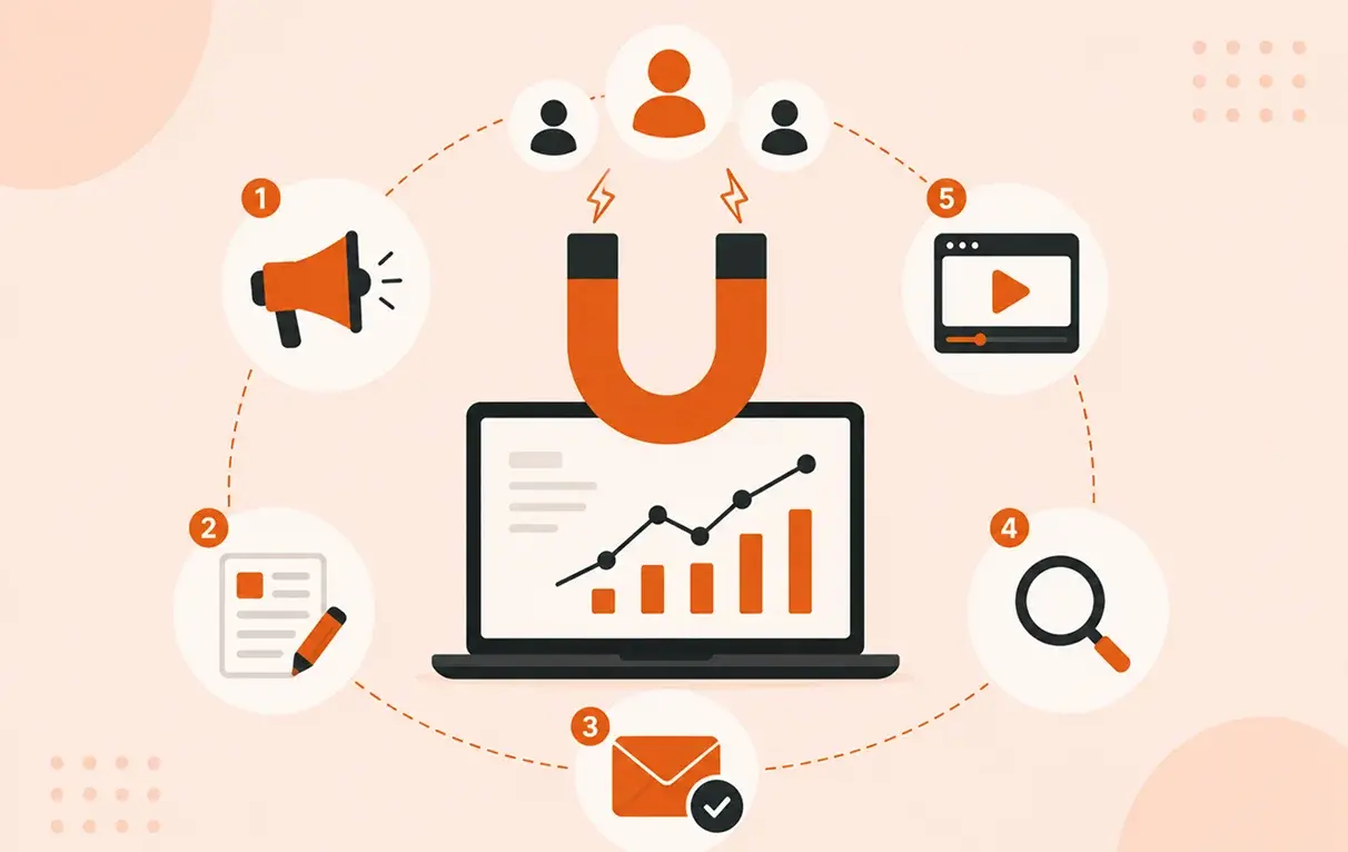 5 Inbound Marketing Tips That Will Help You Generate More Traffic and Leads.