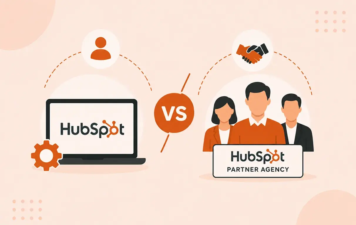 HubSpot onboarding comparison: HubSpot vs HubSpot Partner Agency